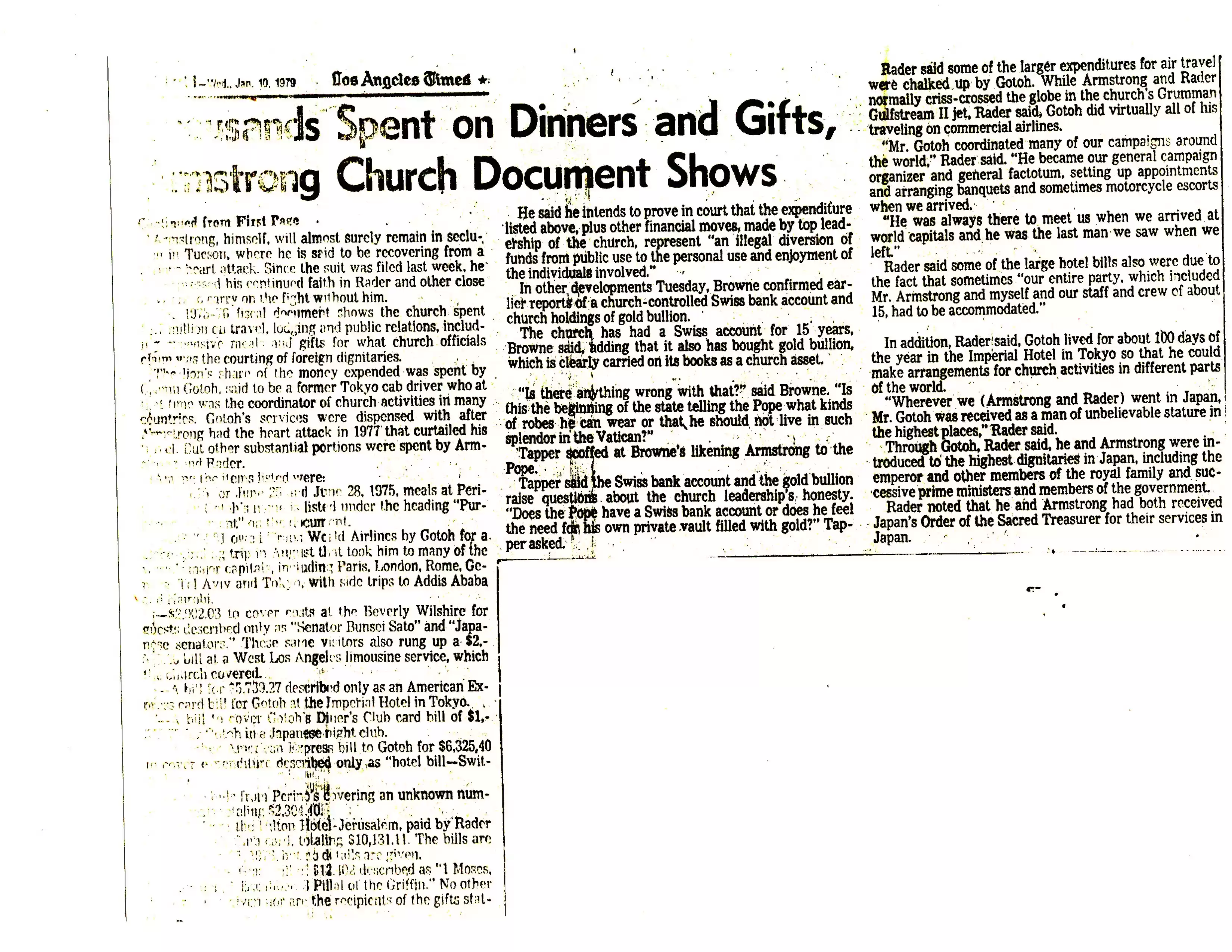 2. LA Times 1-10-79